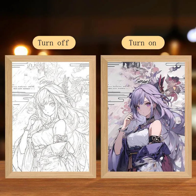 Anime JJK Figure Led Night Light