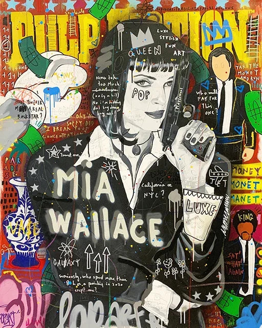 Kaws Modern Graffiti Aesthetic Wall Art