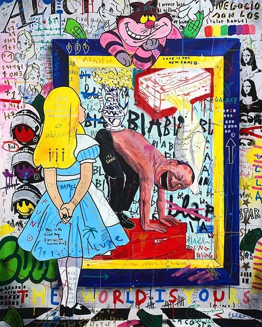 Kaws Modern Graffiti Aesthetic Wall Art