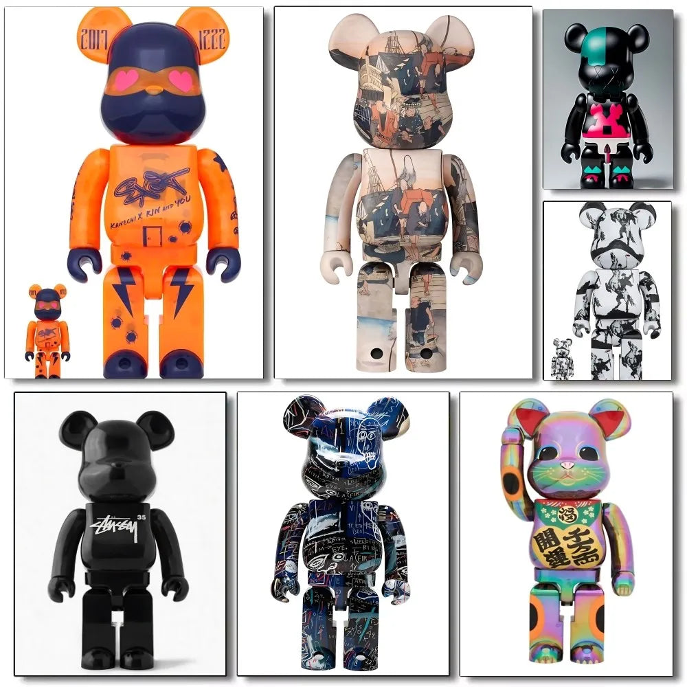 Japan Bearbrick Toy Poster Self-adhesive Art