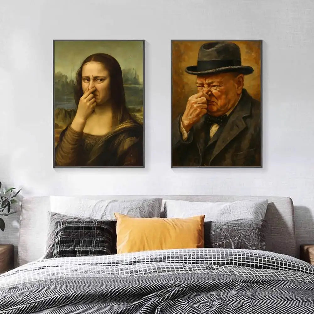 Stinky Toilet Funny Art Funny Celebrity