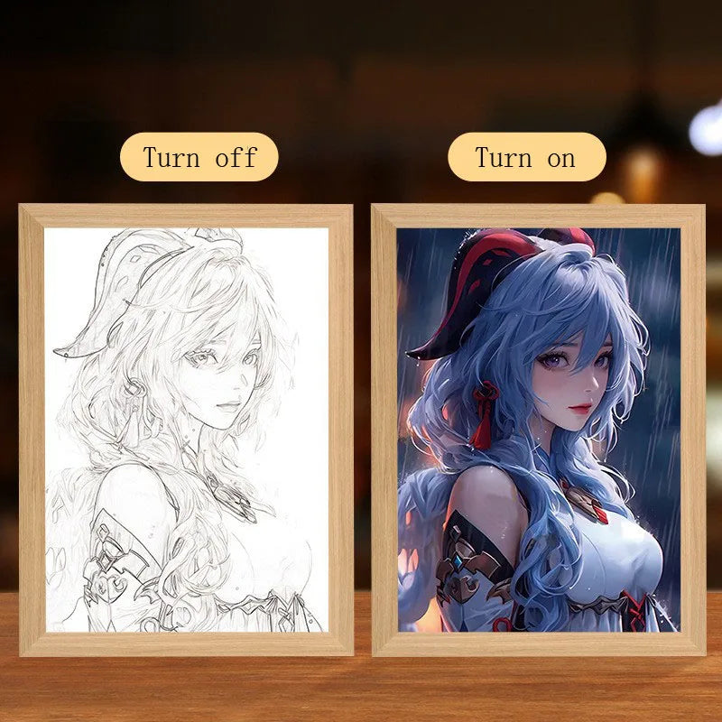 Anime JJK Figure Led Night Light