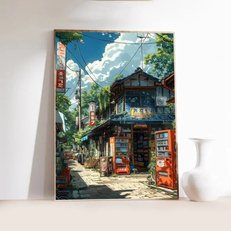 Japanese Tokyo Teahouse Canvas Print