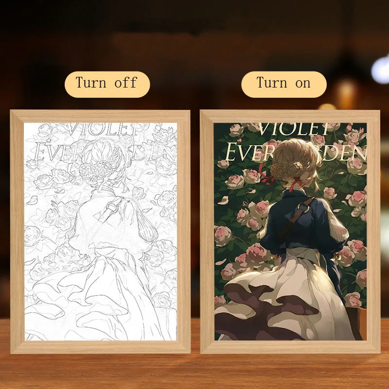 Anime JJK Figure Led Night Light