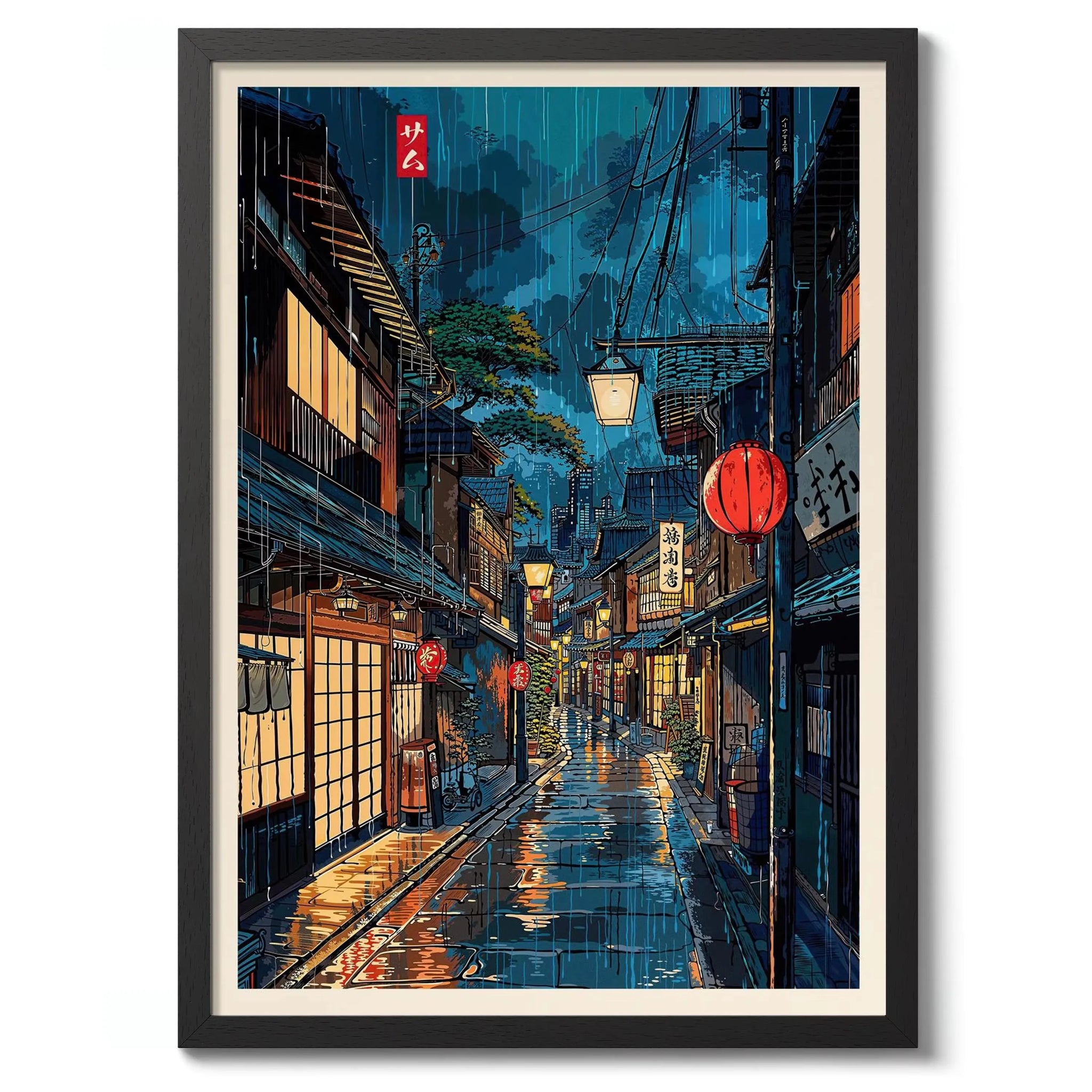 Japanese Tokyo Teahouse Canvas Print
