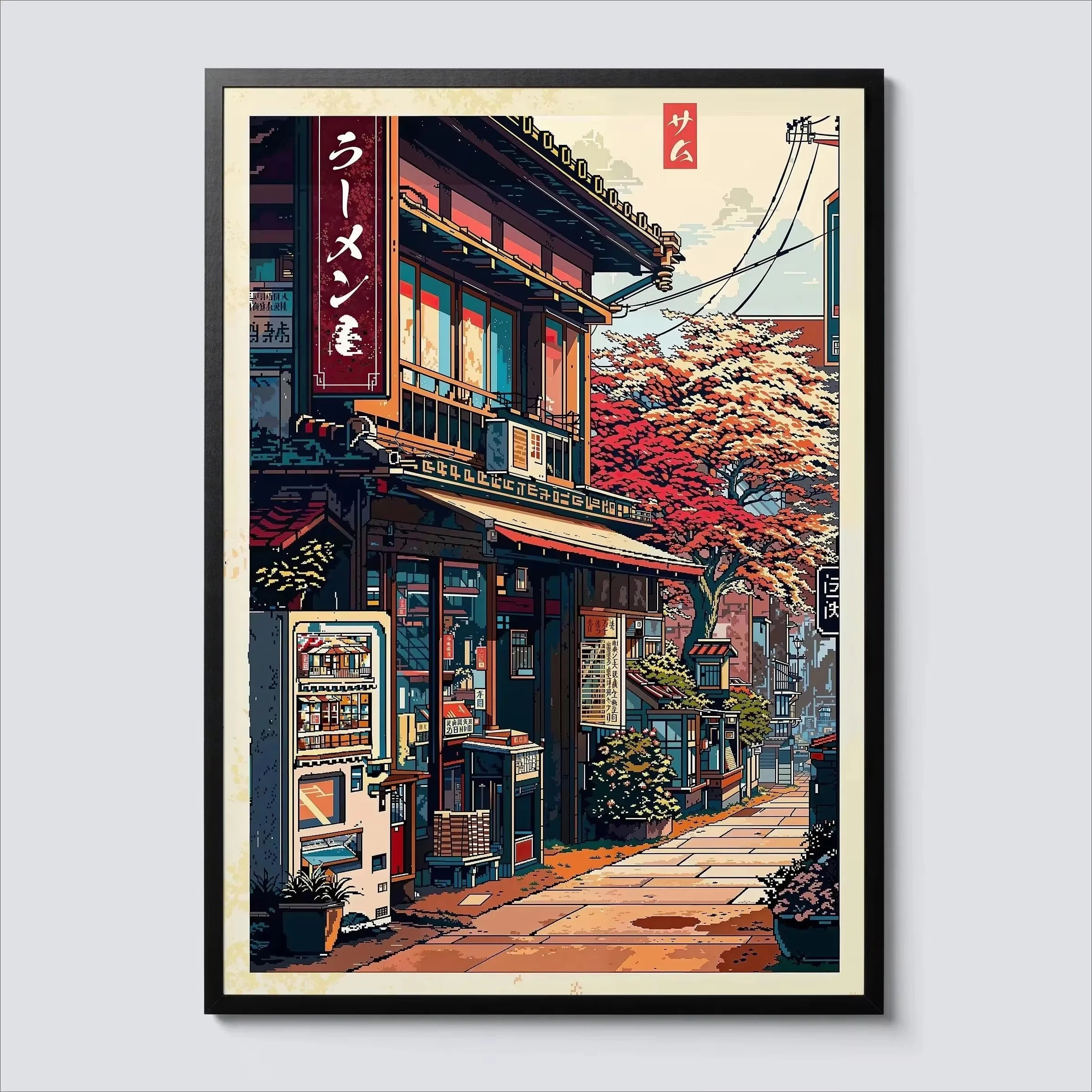 Japanese Tokyo Teahouse Canvas Print