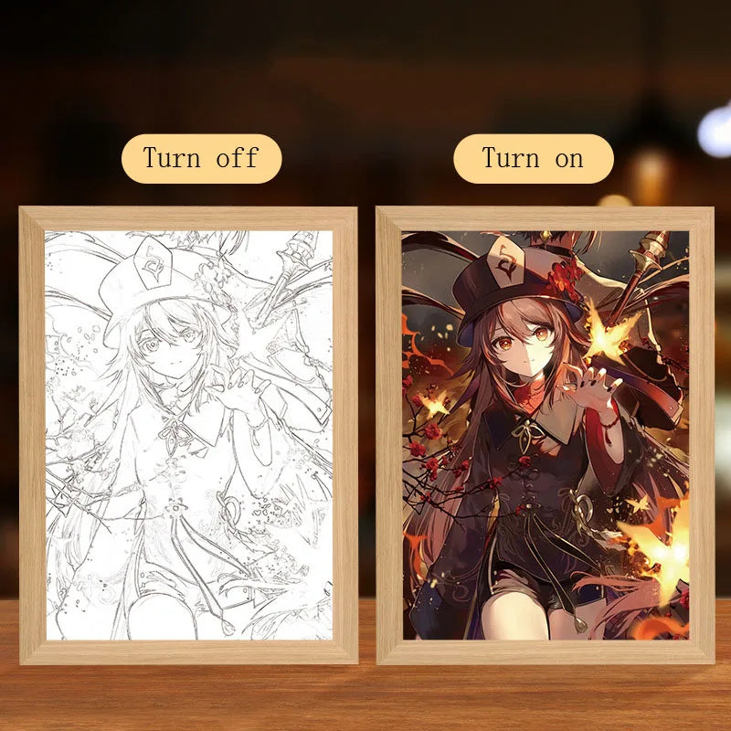 Anime JJK Figure Led Night Light