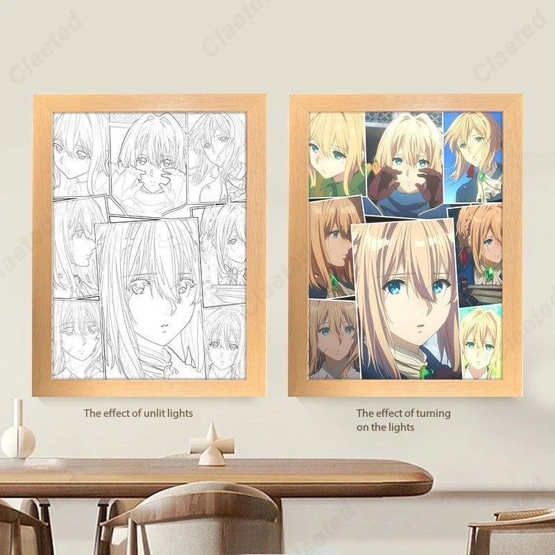 Anime LED Lighting Painting Animation Nightlight