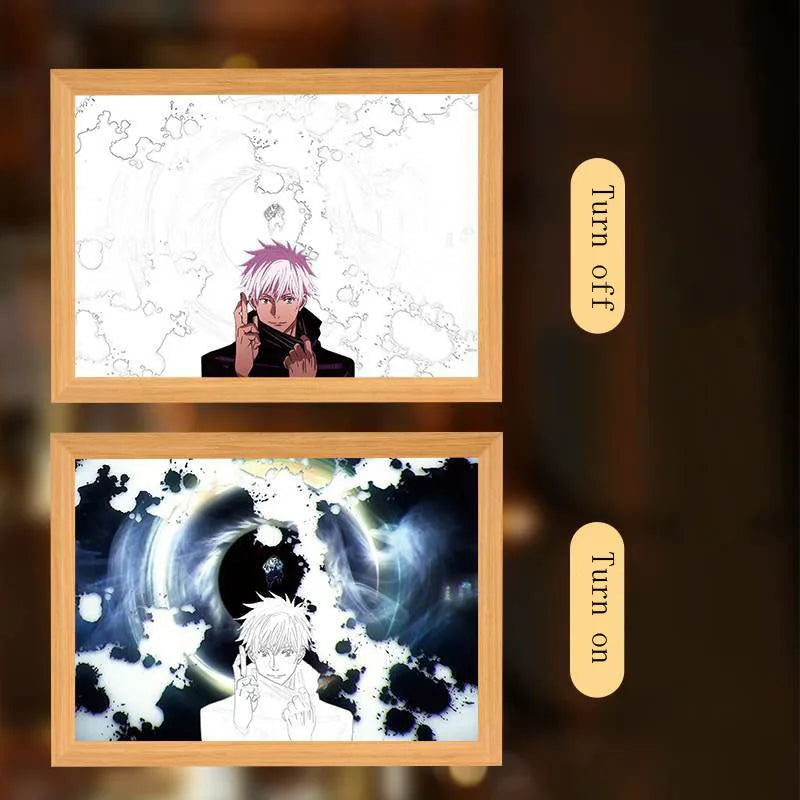 Anime JJK Figure Led Night Light