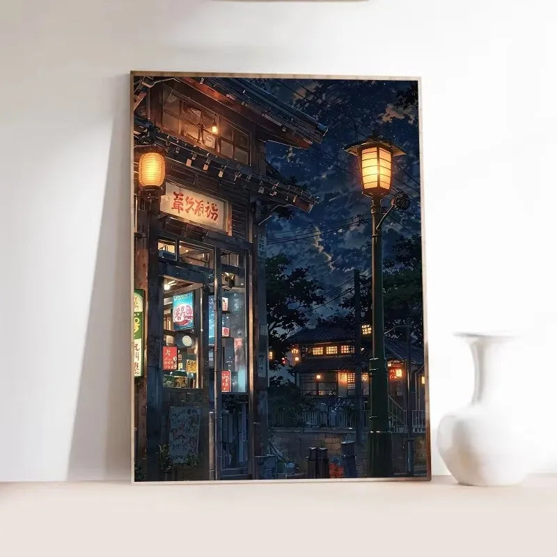 Japanese Tokyo Teahouse Canvas Print