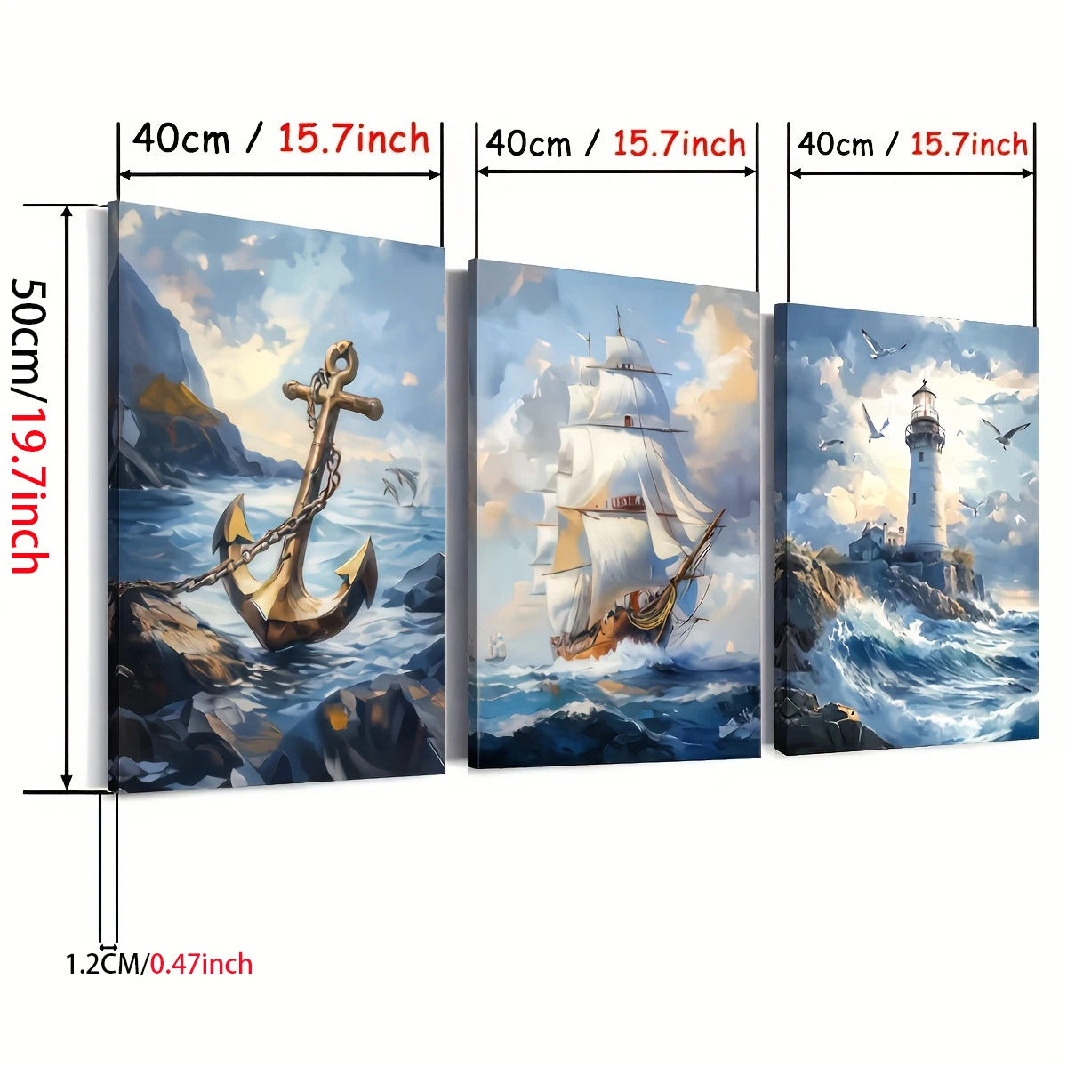 Abstract Nautical Themes Ships Anchors Sailboats