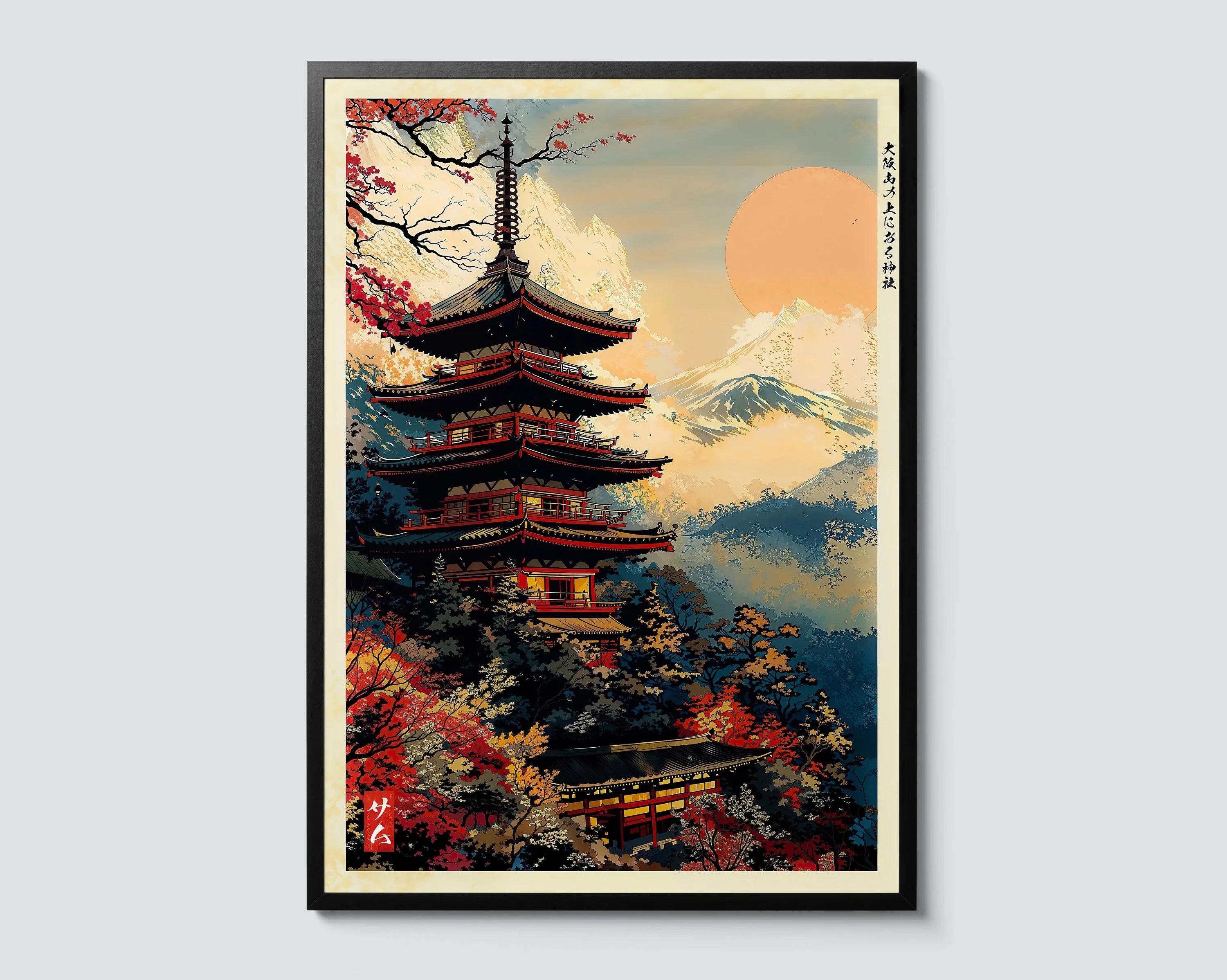 Japanese Tokyo Teahouse Canvas Print