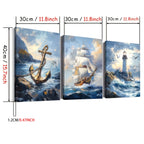 Abstract Nautical Themes Ships Anchors Sailboats