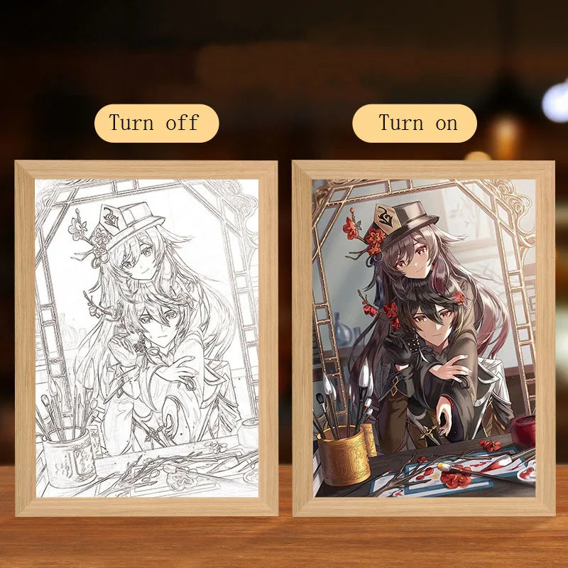 Anime JJK Figure Led Night Light