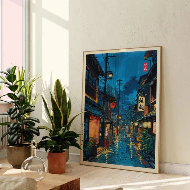 Japanese Tokyo Teahouse Canvas Print