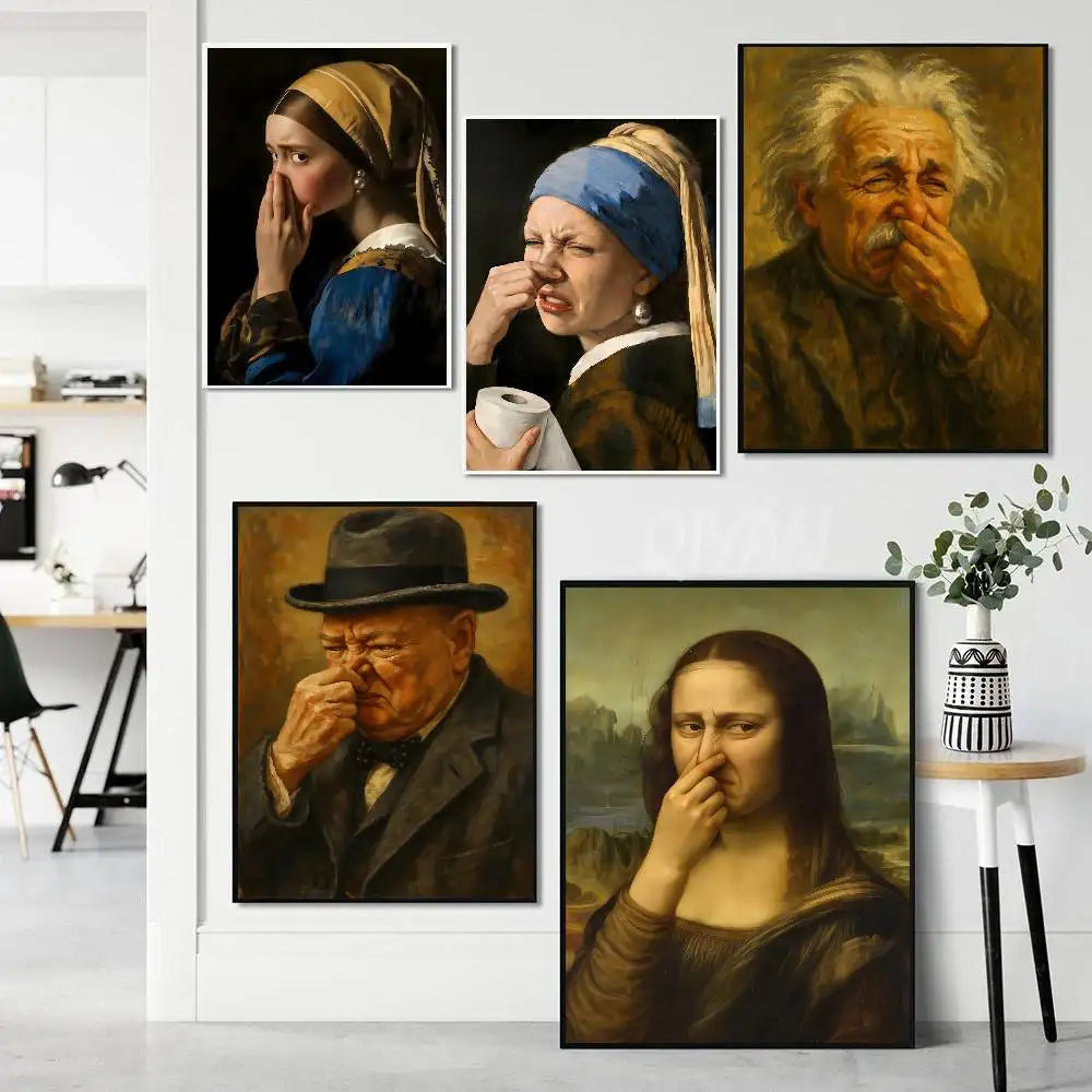 Stinky Toilet Funny Art Funny Celebrity