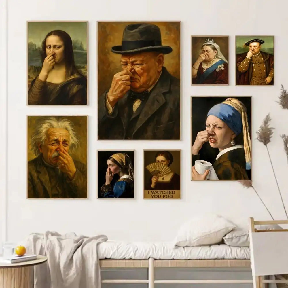 Stinky Toilet Funny Art Funny Celebrity