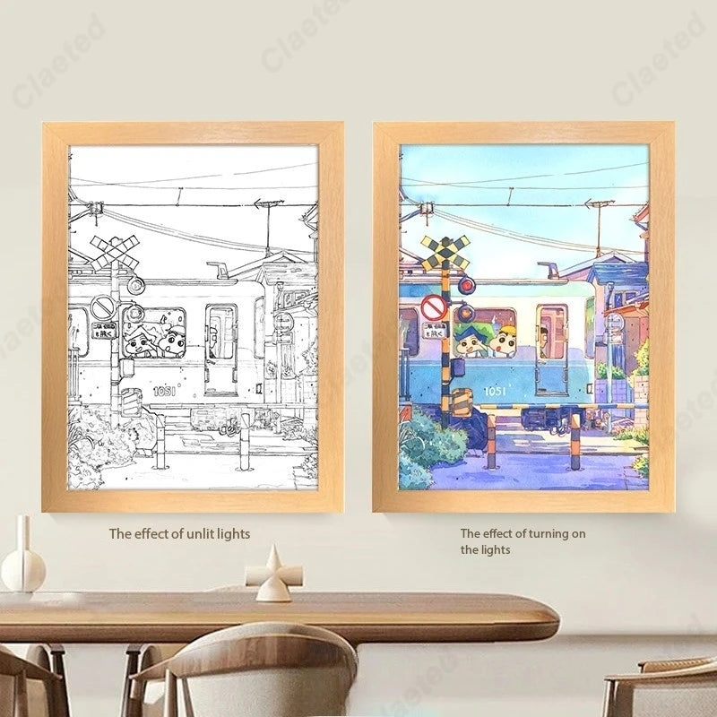 Anime LED Lighting Painting Animation Nightlight