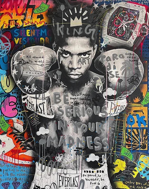 Kaws Modern Graffiti Aesthetic Wall Art