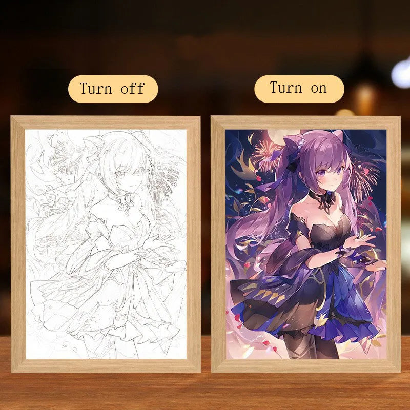 Anime JJK Figure Led Night Light