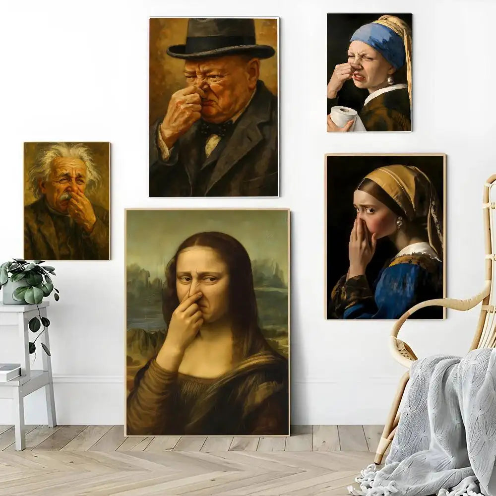 Stinky Toilet Funny Art Funny Celebrity