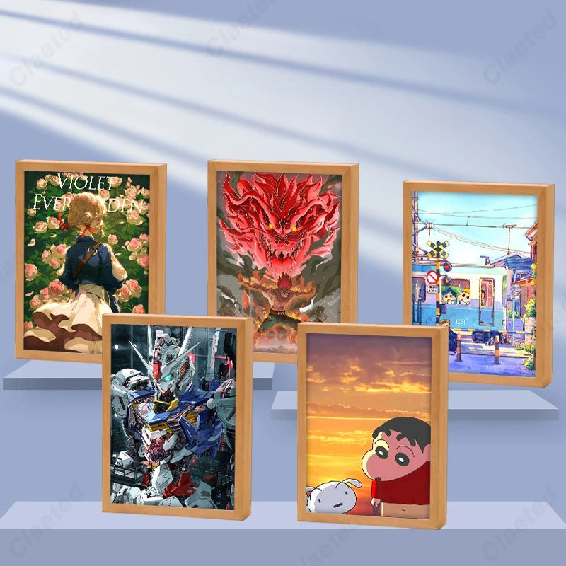 Anime LED Lighting Painting Animation Nightlight