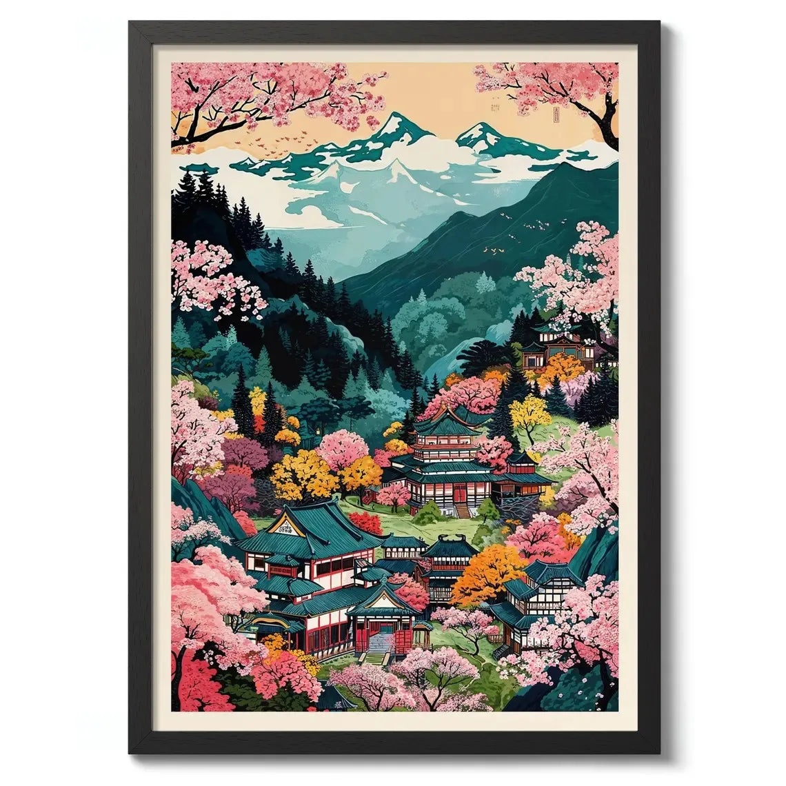 Japanese Tokyo Teahouse Canvas Print