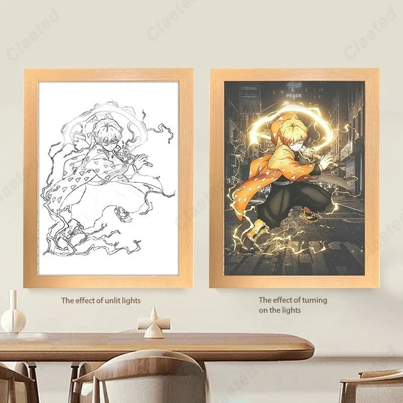 Anime LED Lighting Painting Animation Nightlight